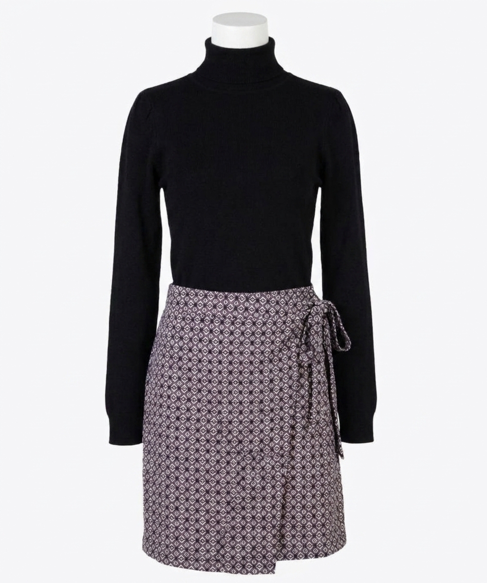 NEW ESQUALO bara fancy shoulder detail sweater in black